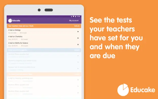 Educake for Students android App screenshot 2