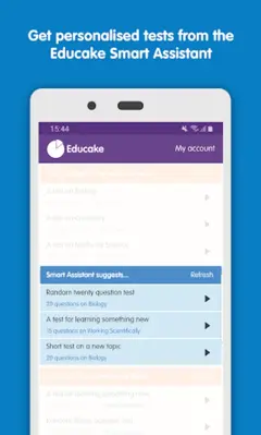 Educake for Students android App screenshot 5